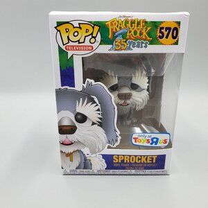 Fraggle Rock Dog Sprocket Pop Funko Vinyl Figure 570 NIP ToysRUs Exclusive